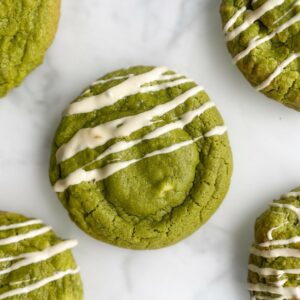 Cookie de matcha sin gluten